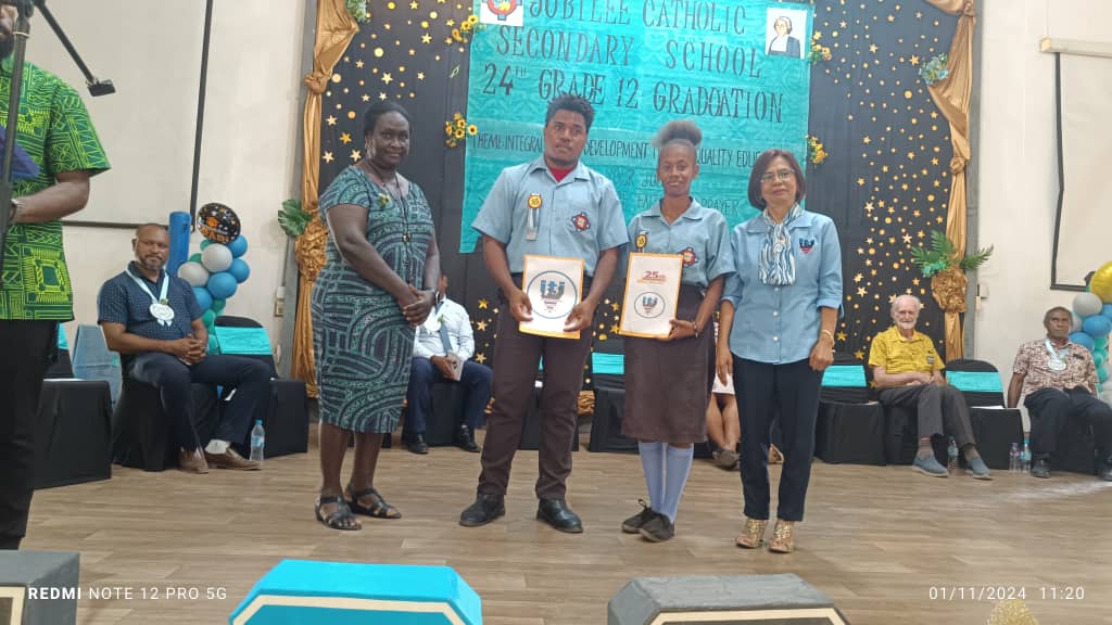 Jubilee Catholic Secondary scholarship presentation