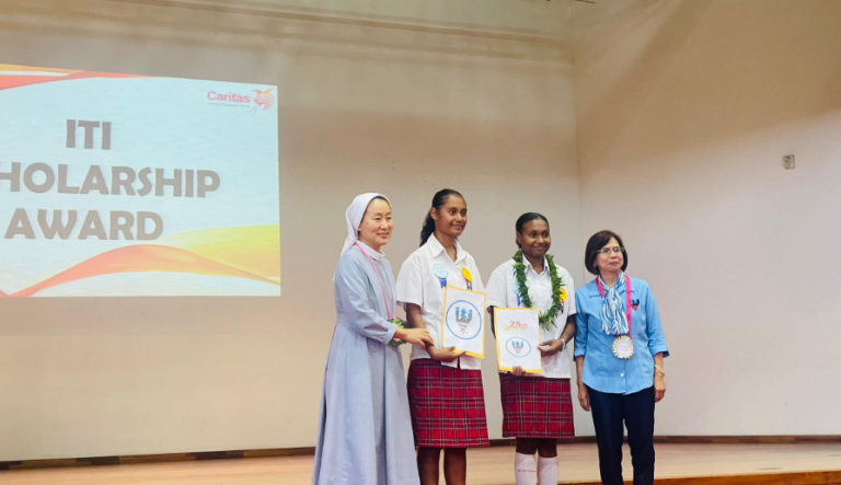 Awarding of ITI Scholarship at North East Academy Bomana